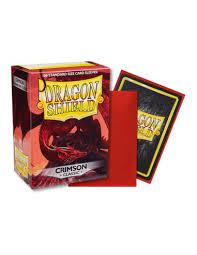 Dragon Shield Classic Crimson 100 Count Sleeves | Rock City Comics