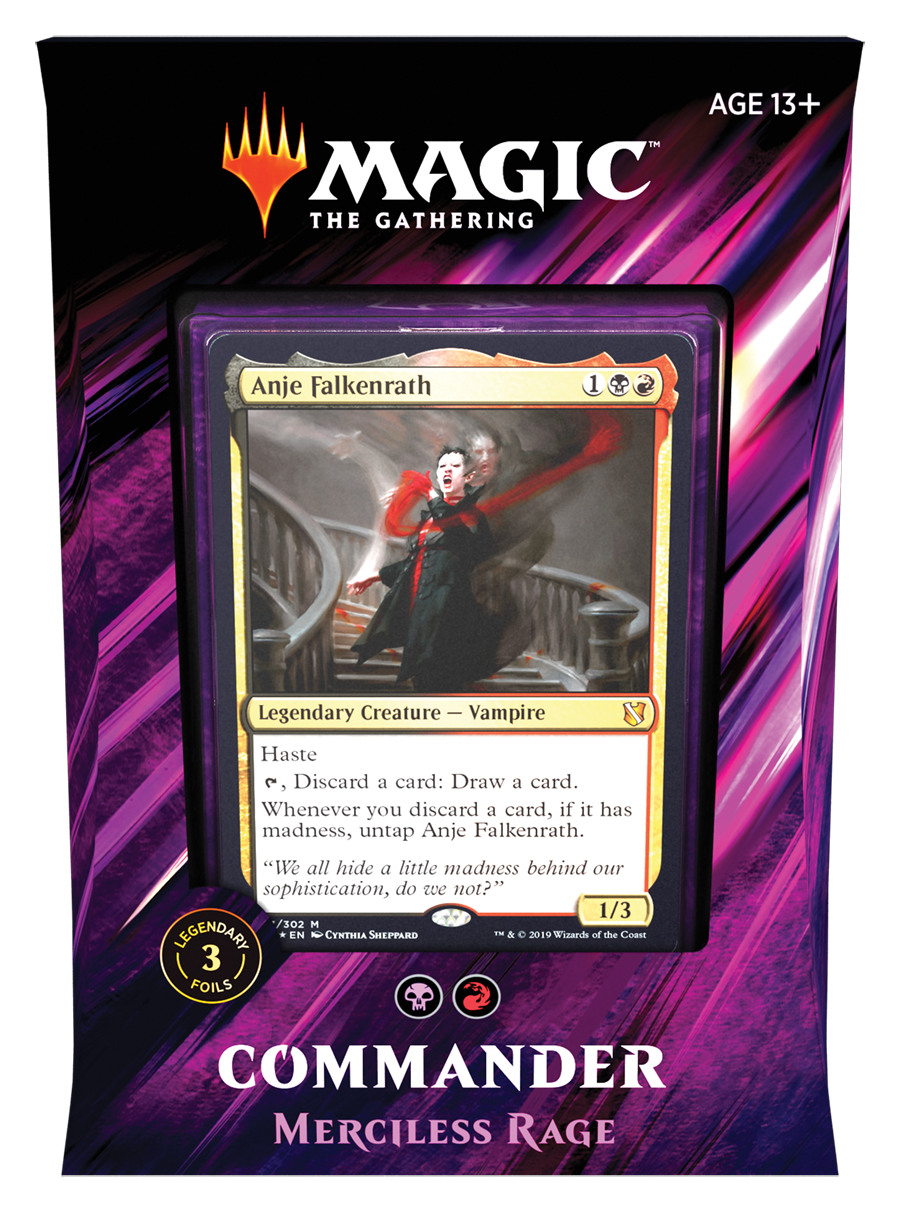 Commander 2019: Merciless Rage Deck (BR) | Rock City Comics
