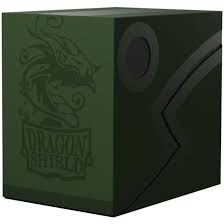 Dragon Shield Green/Black Double Shell Deck Protector | Rock City Comics