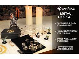 AP Enhance Metal Dice Set | Rock City Comics