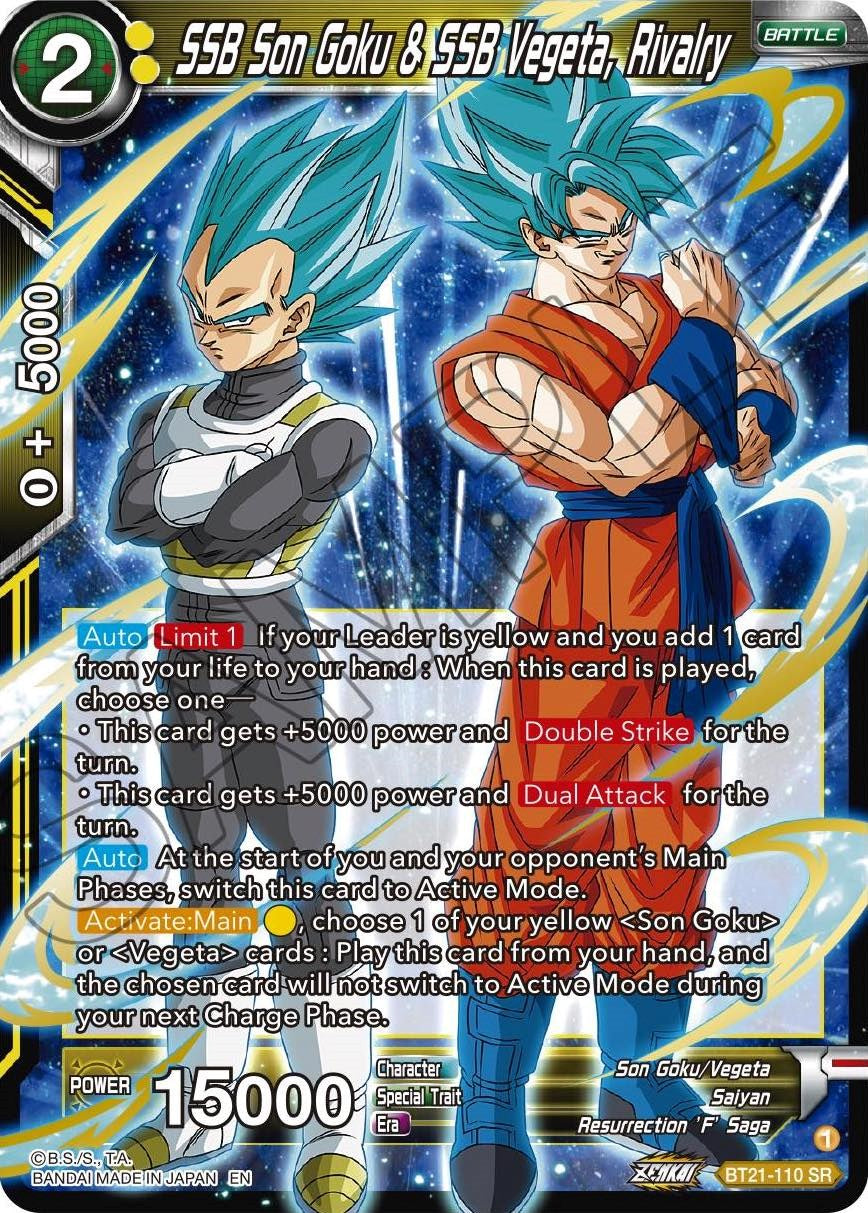 SSB Son Goku & SSB Vegeta, Rivalry (BT21-110) [Wild Resurgence] | Rock City Comics