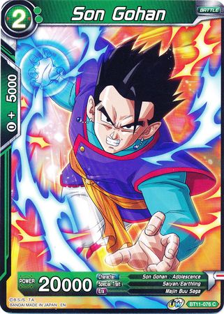 Son Gohan (Green) (BT11-076) [Vermilion Bloodline] | Rock City Comics