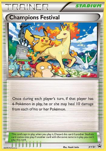 Champions Festival (XY91) (2015) [XY: Black Star Promos] | Rock City Comics