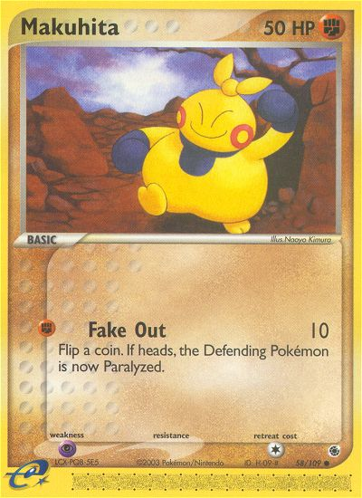 Makuhita (58/109) [EX: Ruby & Sapphire] | Rock City Comics
