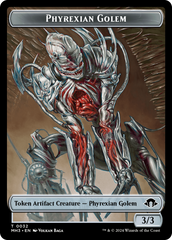 Phyrexian Golem // Energy Reserve Double-Sided Token [Modern Horizons 3 Tokens] | Rock City Comics