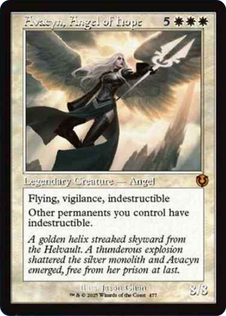 Avacyn, Angel of Hope (Retro Frame) [Innistrad Remastered] | Rock City Comics