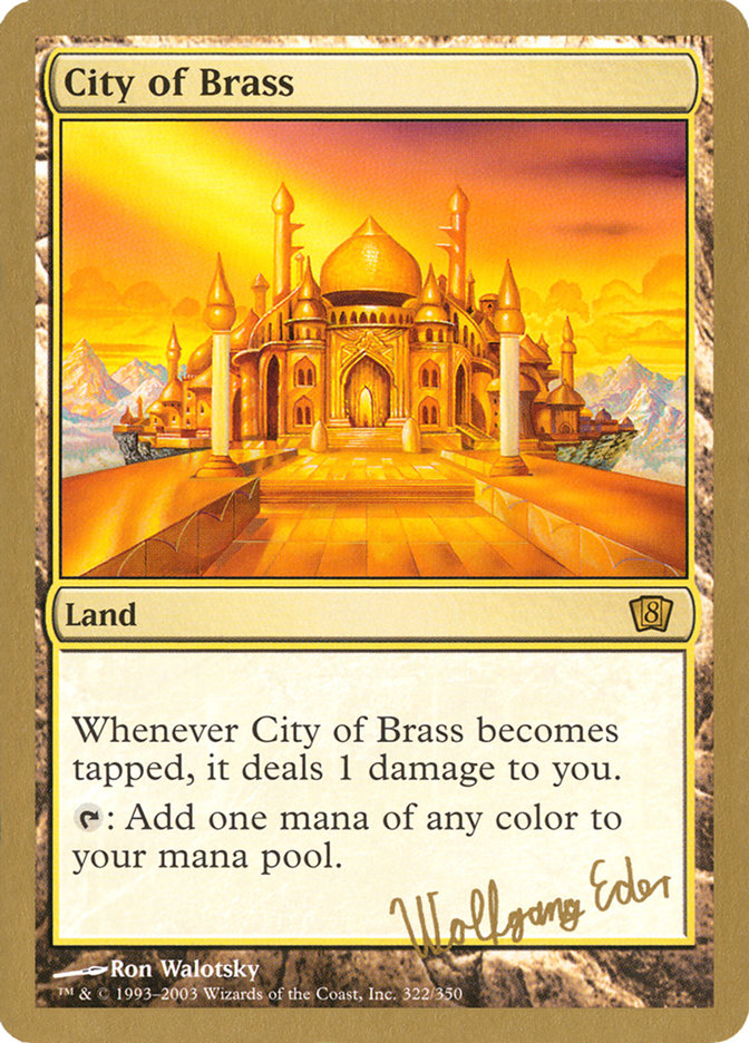 City of Brass (Wolfgang Eder) [World Championship Decks 2003] | Rock City Comics