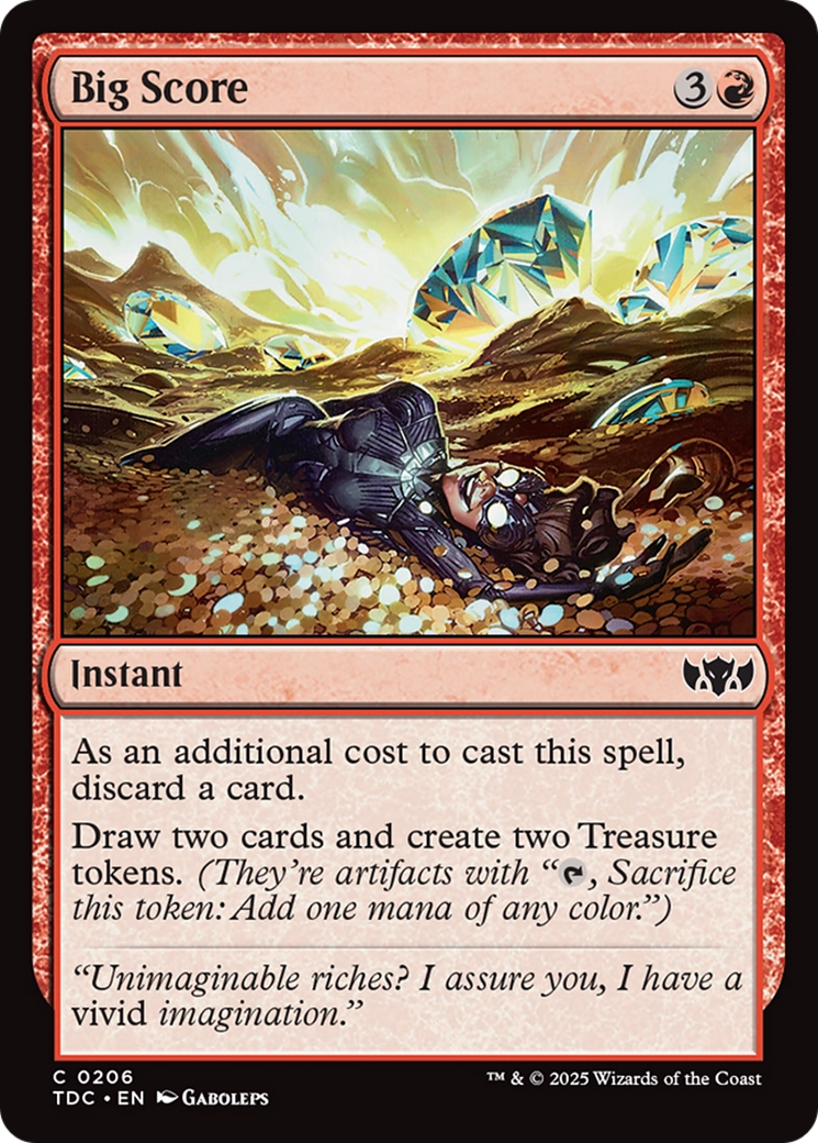 Big Score [Tarkir: Dragonstorm Commander] | Rock City Comics