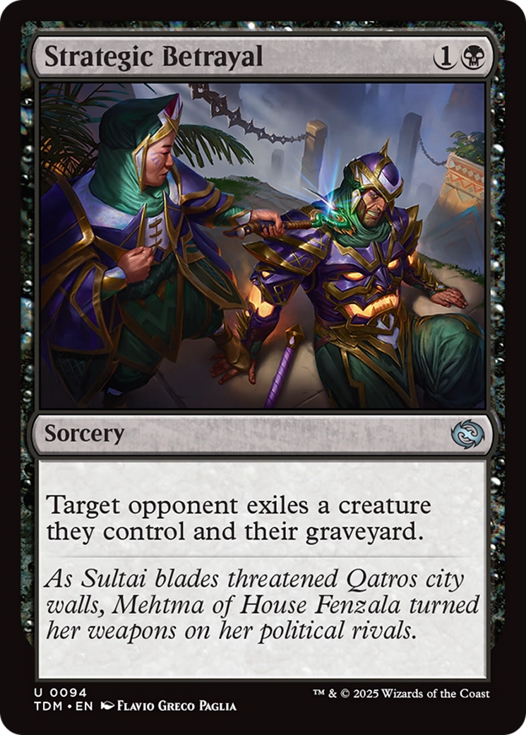 Strategic Betrayal [Tarkir: Dragonstorm] | Rock City Comics