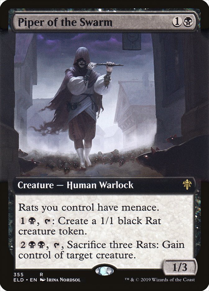 Piper of the Swarm (Extended Art) [Throne of Eldraine] | Rock City Comics