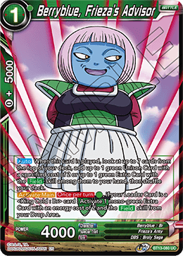 Berryblue, Frieza's Advisor (Uncommon) (BT13-080) [Supreme Rivalry] | Rock City Comics