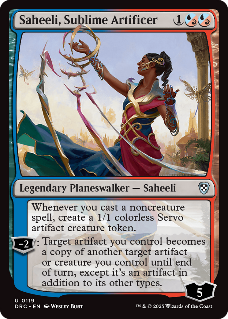 Saheeli, Sublime Artificer [Aetherdrift Commander] | Rock City Comics