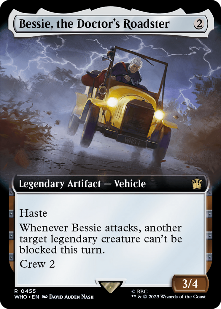 Bessie, the Doctor's Roadster (Extended Art) [Doctor Who] | Rock City Comics