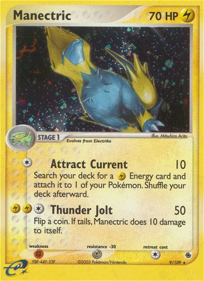 Manectric (9/109) [EX: Ruby & Sapphire] | Rock City Comics