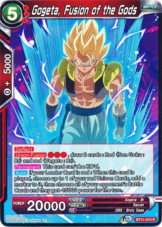 Gogeta, Fusion of the Gods (BT11-013) [Vermilion Bloodline] | Rock City Comics
