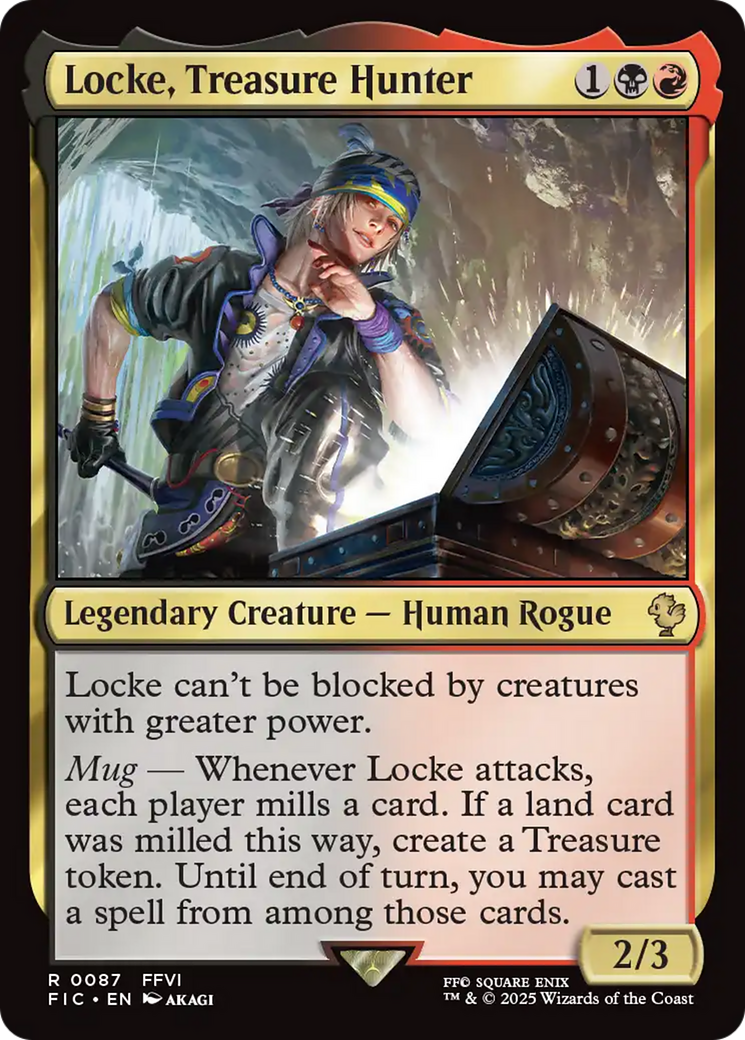 Locke, Treasure Hunter [FINAL FANTASY Commander] | Rock City Comics