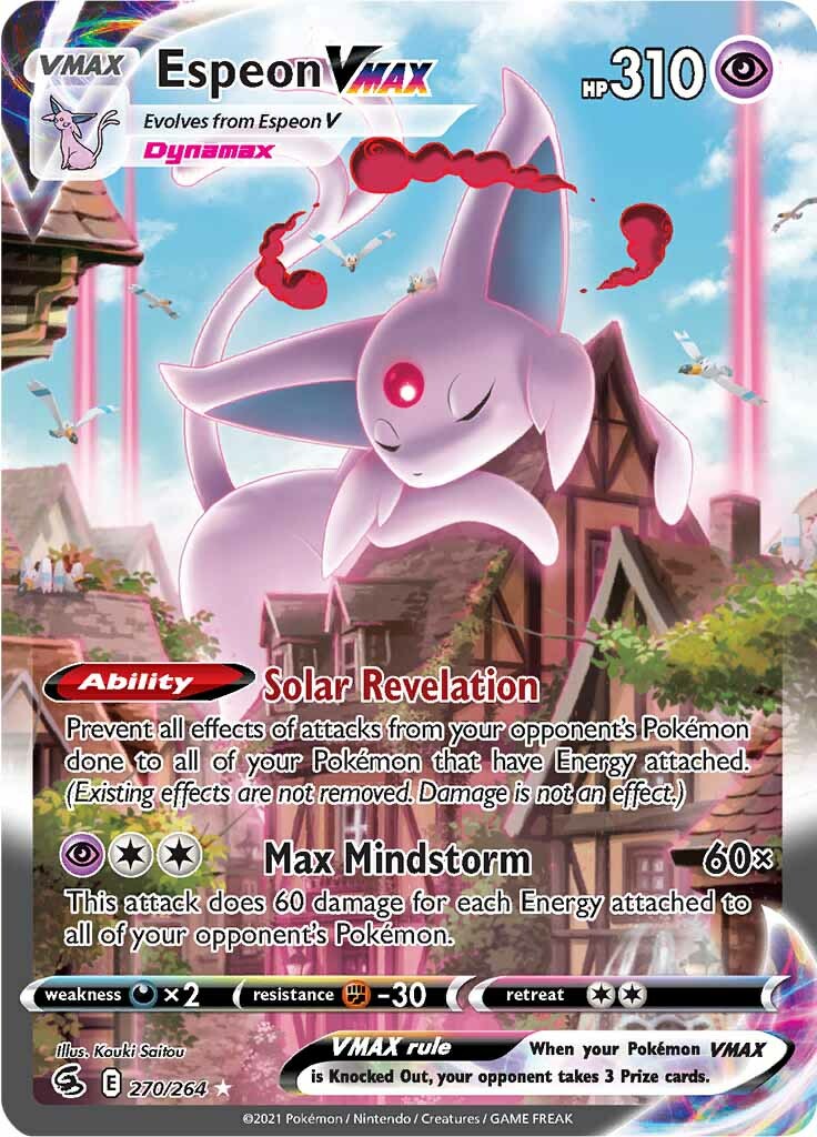 Espeon VMAX (270/264) [Sword & Shield: Fusion Strike] | Rock City Comics