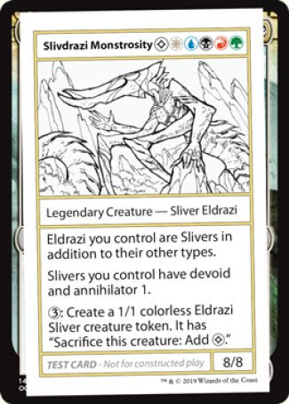 Slivdrazi Monstrosity (2021 Edition) [Mystery Booster Playtest Cards] | Rock City Comics