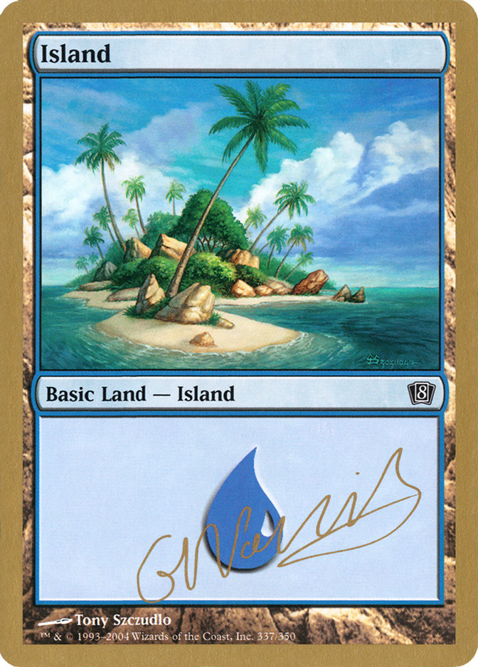 Island (gn337) (Gabriel Nassif) [World Championship Decks 2004] | Rock City Comics