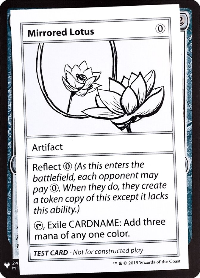 Mirrored Lotus [Mystery Booster Playtest Cards] | Rock City Comics