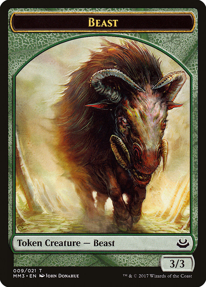 Beast Token (009/021) [Modern Masters 2017 Tokens] | Rock City Comics