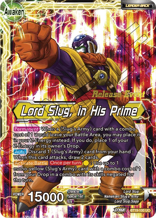 Lord Slug // Lord Slug, in His Prime (Fighter's Ambition Holiday Pack) (BT19-100) [Tournament Promotion Cards] | Rock City Comics