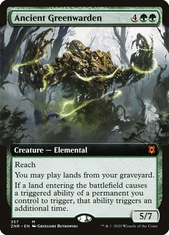 Ancient Greenwarden (Extended Art) [Zendikar Rising] | Rock City Comics