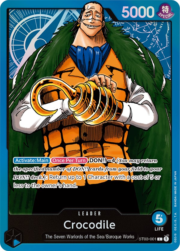 Crocodile (001) [Starter Deck: The Seven Warlords of The Sea] | Rock City Comics