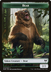 Treasure // Bear Double-Sided Token [Kaldheim Tokens] | Rock City Comics