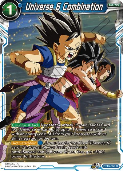 Universe 6 Combination (BT15-059) [Saiyan Showdown] | Rock City Comics