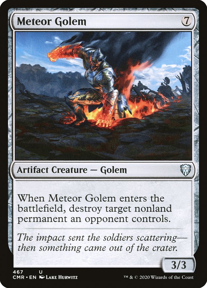 Meteor Golem (467) [Commander Legends] | Rock City Comics