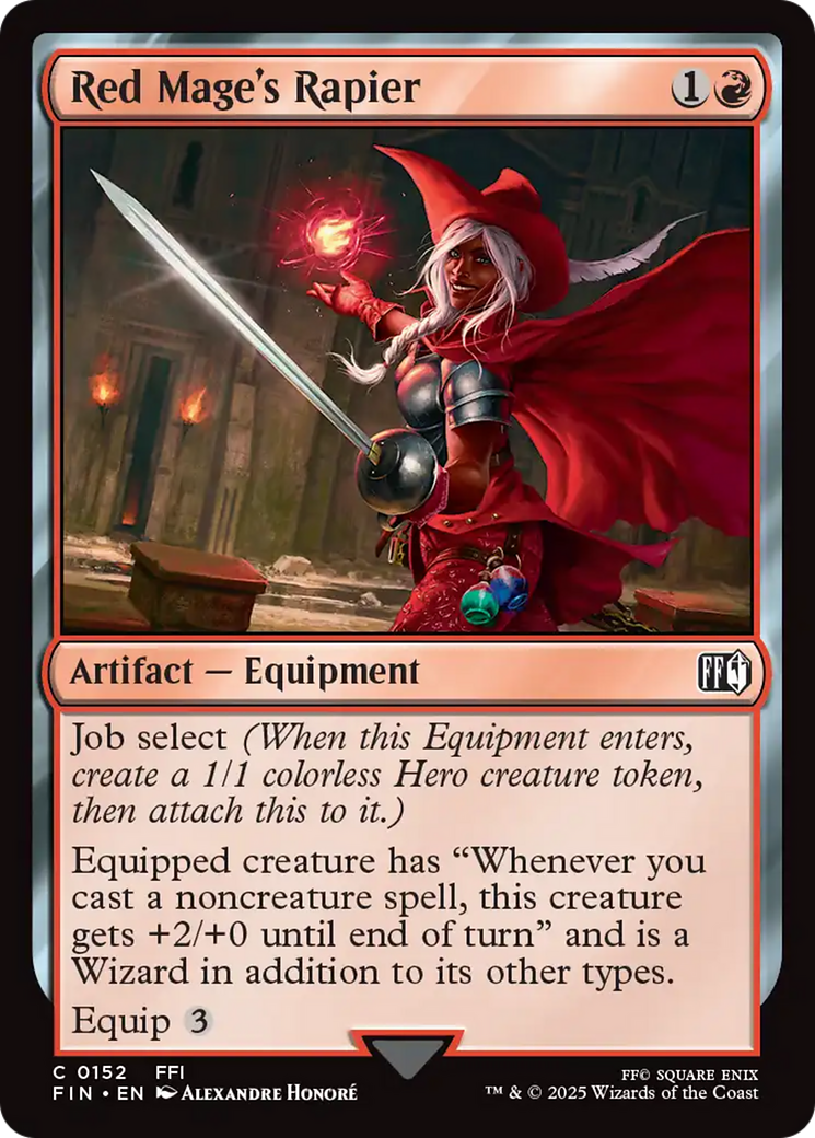 Red Mage's Rapier [FINAL FANTASY] | Rock City Comics