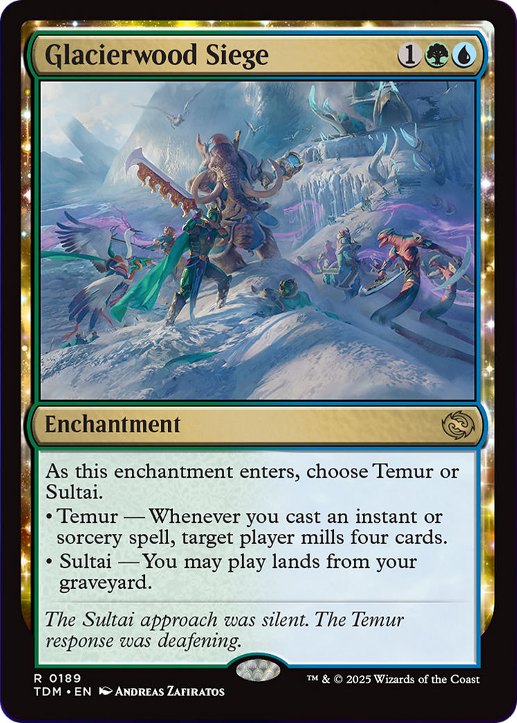 Glacierwood Siege [Tarkir: Dragonstorm] | Rock City Comics