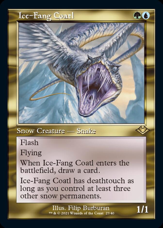 Ice-Fang Coatl (Retro) [Modern Horizons] | Rock City Comics