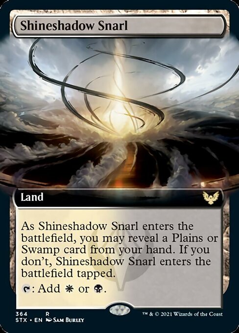 Shineshadow Snarl (Extended Art) [Strixhaven: School of Mages] | Rock City Comics