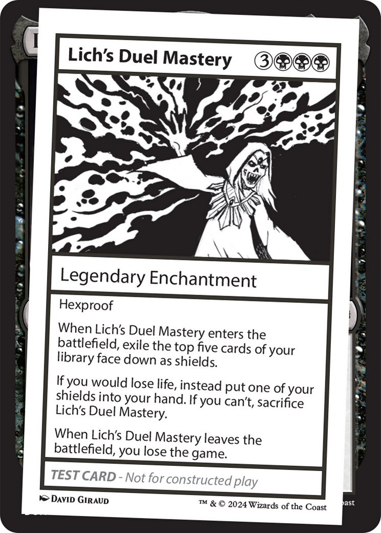 Lich's Duel Mastery [Mystery Booster 2 Playtest Cards] | Rock City Comics