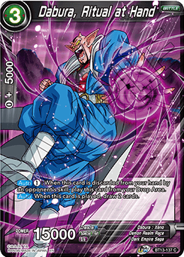 Dabura, Ritual at Hand (Common) (BT13-137) [Supreme Rivalry] | Rock City Comics