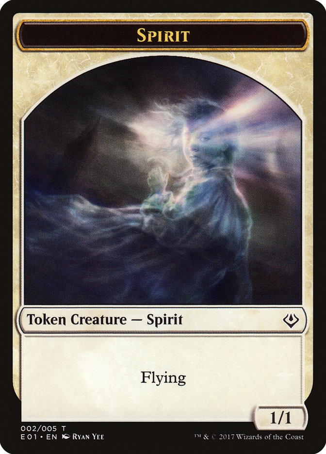 Spirit // Soldier Double-Sided Token [Archenemy: Nicol Bolas Tokens] | Rock City Comics