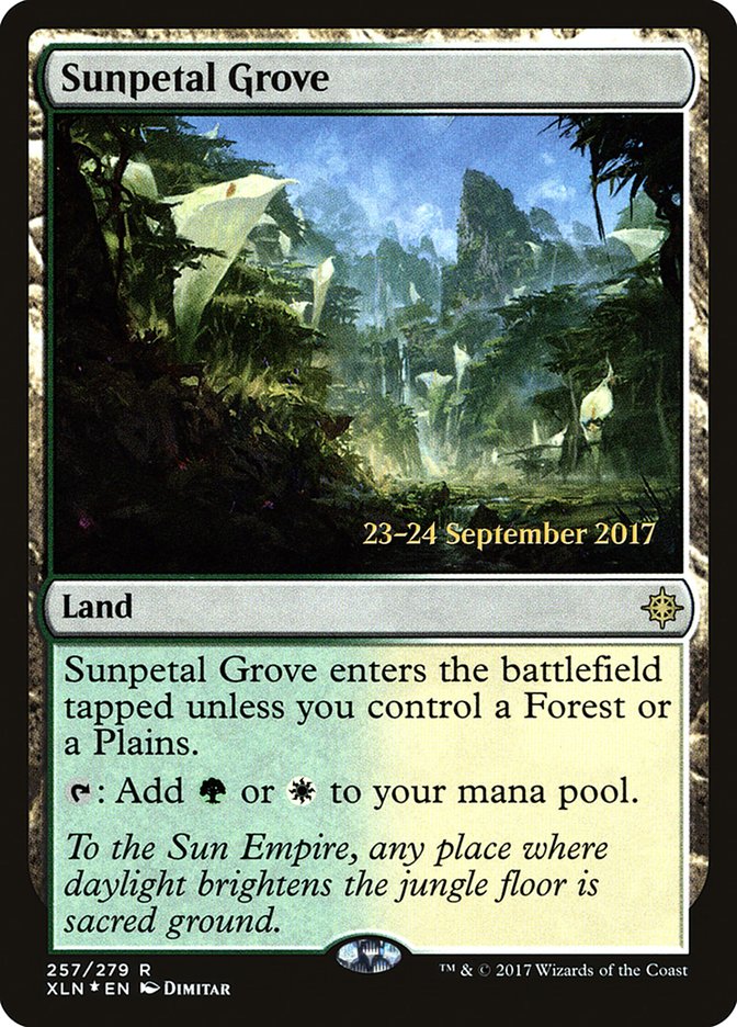 Sunpetal Grove [Ixalan Prerelease Promos] | Rock City Comics