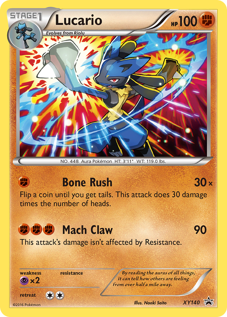 Lucario (XY140) [XY: Black Star Promos] | Rock City Comics