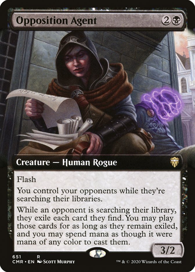 Opposition Agent (Extended Art) [Commander Legends] | Rock City Comics