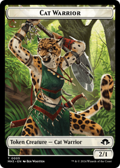 Cat Warrior // Energy Reserve Double-Sided Token [Modern Horizons 3 Tokens] | Rock City Comics
