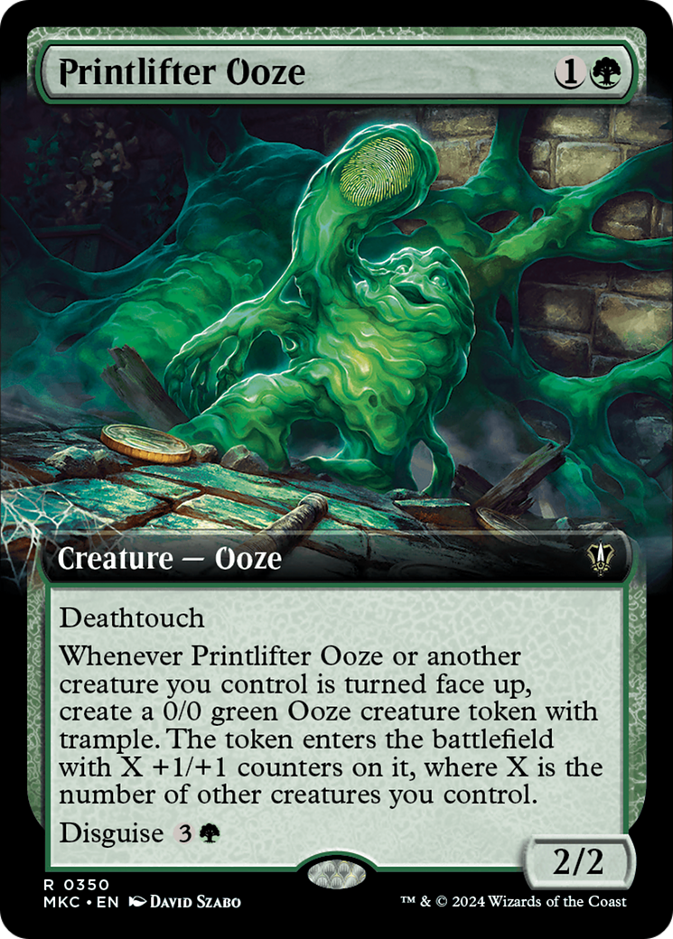 Printlifter Ooze (Extended Art) [Murders at Karlov Manor Commander] | Rock City Comics