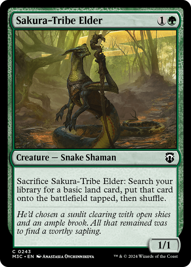 Sakura-Tribe Elder (Ripple Foil) [Modern Horizons 3 Commander] | Rock City Comics