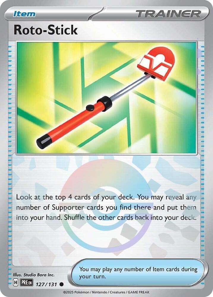 Roto-Stick (127/131) (Poke Ball Pattern) [Scarlet & Violet: Prismatic Evolutions] | Rock City Comics