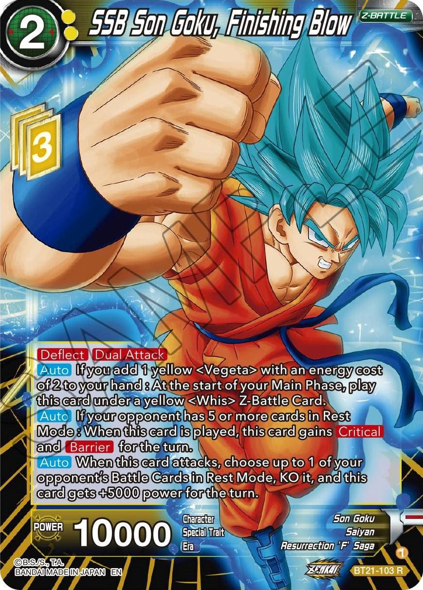 SSB Son Goku, Finishing Blow (BT21-103) [Wild Resurgence] | Rock City Comics