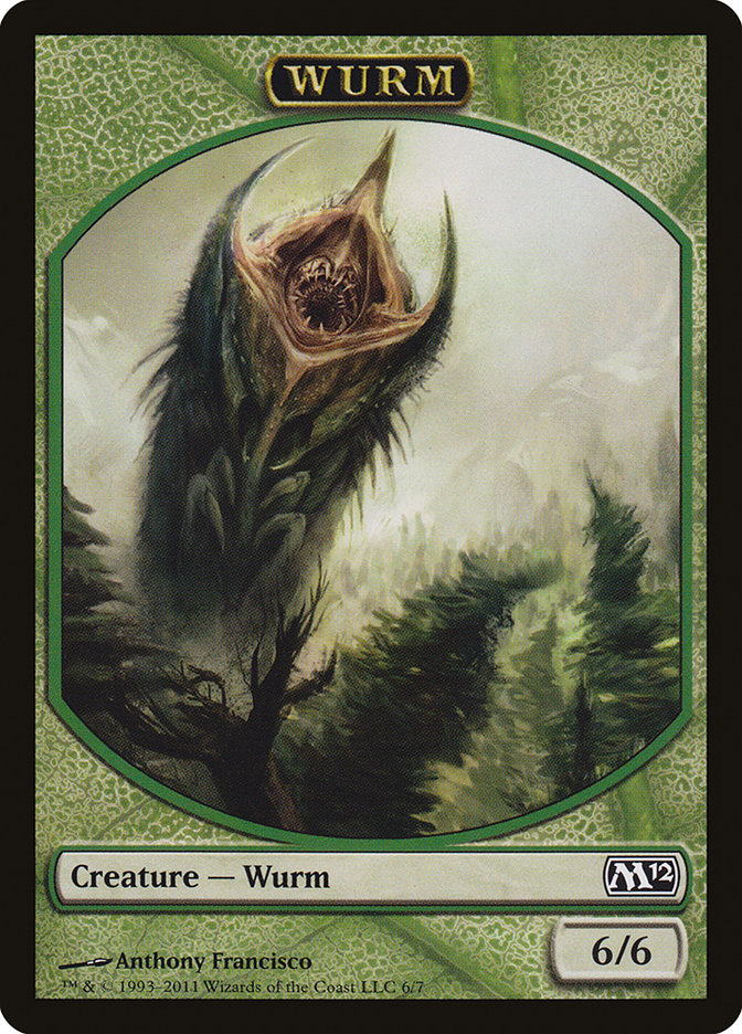 Wurm Token [Magic 2012 Tokens] | Rock City Comics