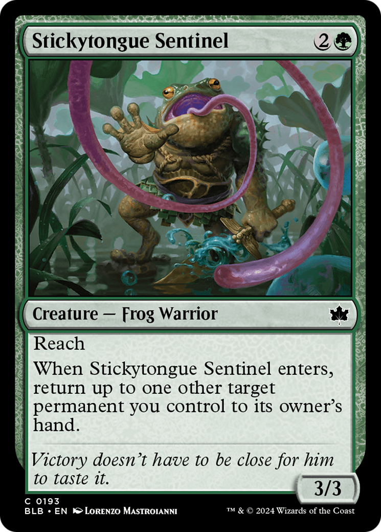 Stickytongue Sentinel [Bloomburrow] | Rock City Comics