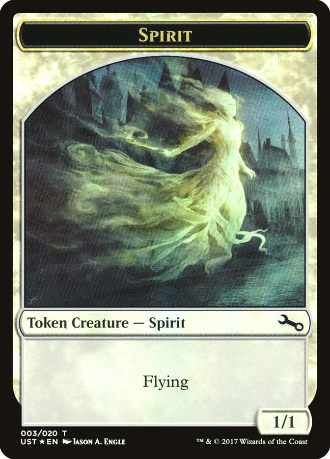 Spirit (003) // Spirit Double-Sided Token [Unstable Tokens] | Rock City Comics
