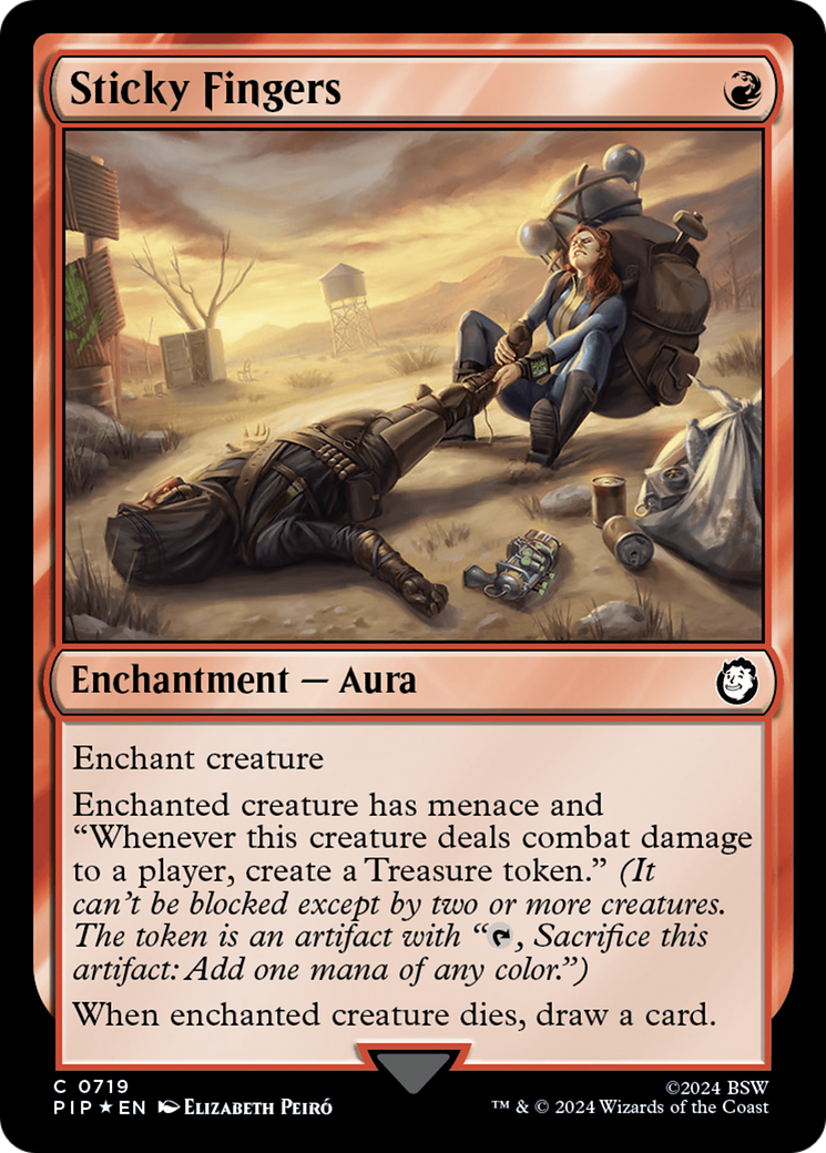 Sticky Fingers (Surge Foil) [Fallout] | Rock City Comics